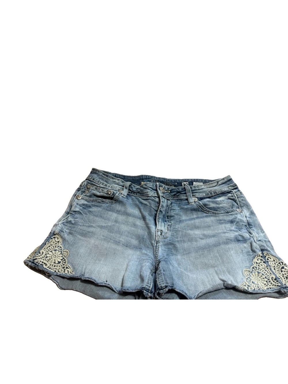 Miss Me Women’s Light Was Mid Rise Easy Jean Shorts! Size 30 34x3